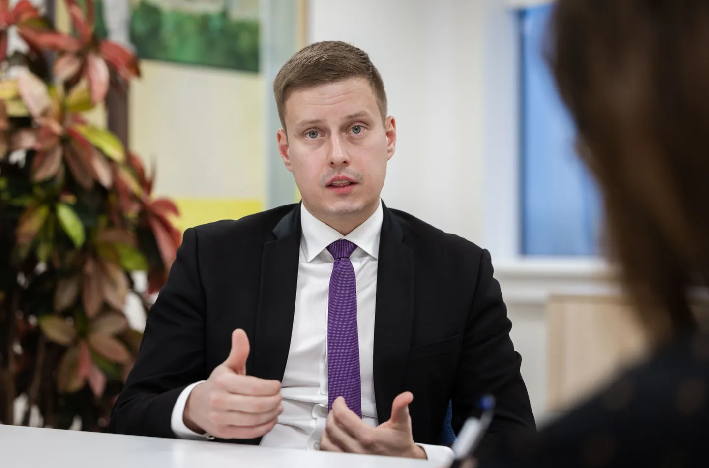 Министр экономики и промышленности Эркки Кельдо.